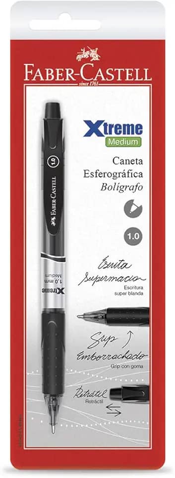Esferográfica Xtreme,Ponta Média 1.0