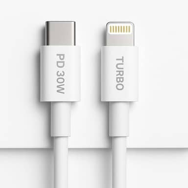 Cabo USB-C 2 Metros Turbo Super Resistente Compatível com iPhone 14/14 Pro/Max 13/13 Pro/12/12 Pro/Max/11/11 Pro/XS/Max/XR/X/8/8 Plus Carregamento Rápido qualidade premium