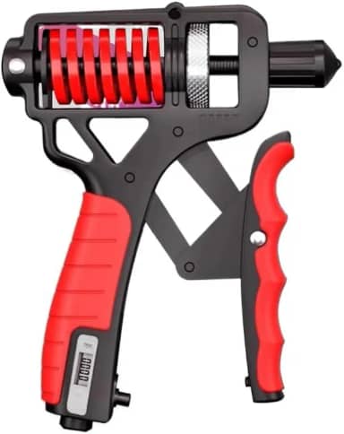 Hand Grip 165Kg Contador digital Musculação Treino de Antebraço Ajuste de Força Academia Resistente