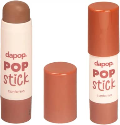 Pop Stick Contorno em Bastão, Hidratante com Vitamina E e Manteiga de Karité, Maquiagem para Esculpir o Rosto - Maquiagem, Stick (03, Padrão)