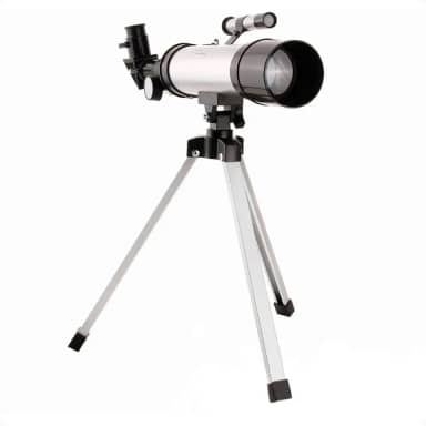 Telescópio Astronômico Refrator F36050 Abertura 50mm para Iniciantes em Observação Lunar e Celeste com Tripé