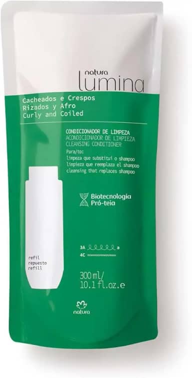 Natura Condicionador de Limpeza 300ml Para Cabelos Cacheados e Crespos