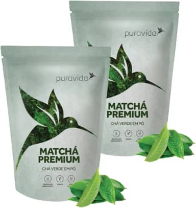 Kit 2 Matchá Premium Chá Verde em Pó Puravida 100g