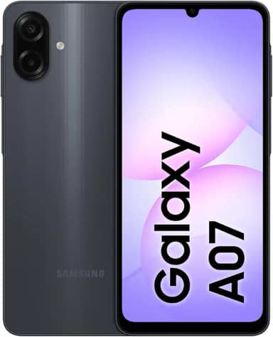 Celular Samsung Galaxy A07 256GB, 8GB, Câm. 50MP, Tela 6.7"- Preto