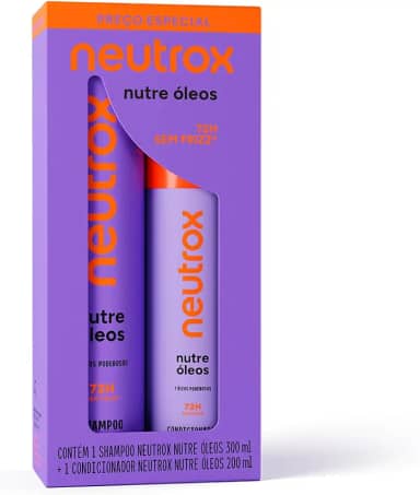 Neutrox Kit Shampoo 300ml e Condicionador Nutre Óleos 200ml