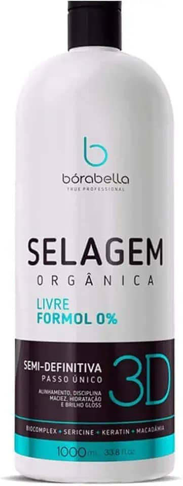 BORABELLA Sealant Silk 3D Semi Definitiva Orgânica Sem Formol 1000 Ml Tb Borabella
