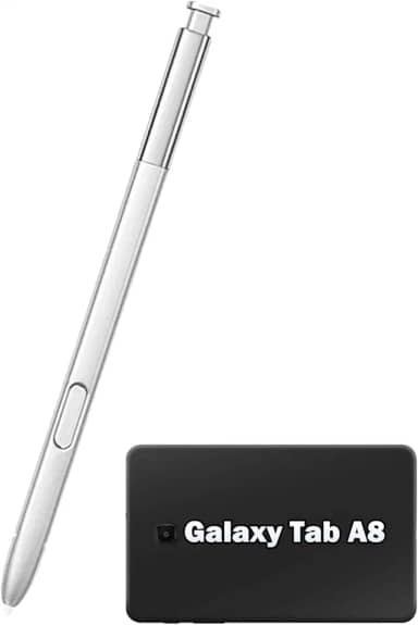 Caneta Stylus Galaxy Tab A8 para Samsung Galaxy Tab A8 S para Samsung Galaxy Tab A8 SM-T290, SM-T387 S, caneta de substituição para Galaxy Tab A8 S sem Bluetooth (prata)