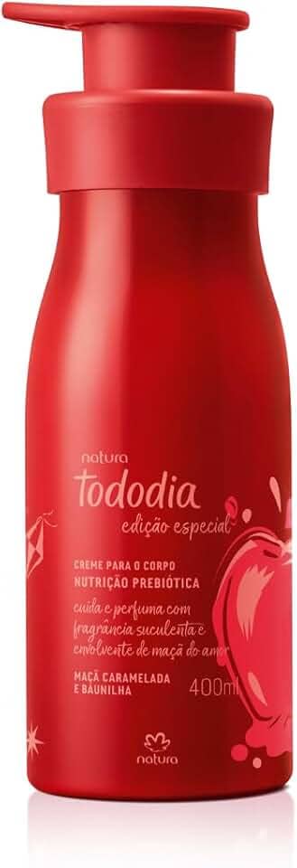 Creme Hidratante Corporal Tododia Maçã Caramelada e Baunilha 400ml