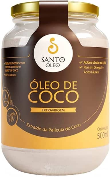 Santo Oleo, Óleo de Coco Extra Virgem de Película, 500 ml