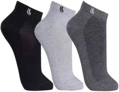 Kit de 3 Pares de Meia Lupo 03225-089 Cano Curto Sport
