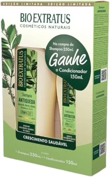 Bio Extratus, Kit Antiqueda Jaborandi (Shampoo 250mL + Cond. 150mL)