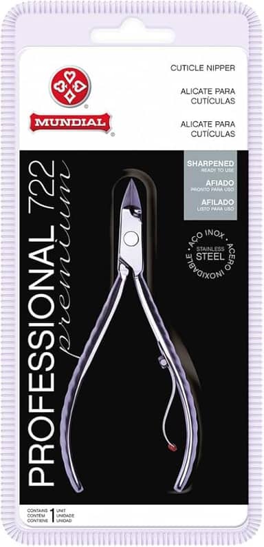 Alicate Cutícula Prem Inox, Mundial S/A, Prateado, Mundial S/A, Prateado