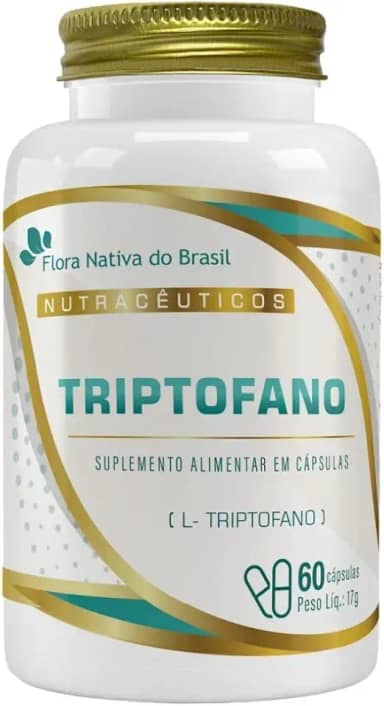 Triptofano 860mg 60 Cápsulas - Flora Nativa