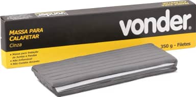 Massa Para Calafetar Cinza, Em Filetes, 350 G, Vonder.
