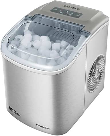 MONDIAL Máquina de Gelo Turbo Ice Premium, Cinza, 220V - MG-12-GI