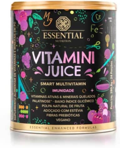 Vitamini Juice Sabor Uva Essential Nutrition 280,8g