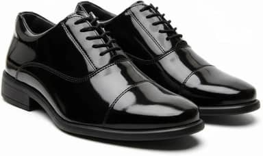 Sapato Social Masculino Estilo Militar em Couro Ecológico 12010