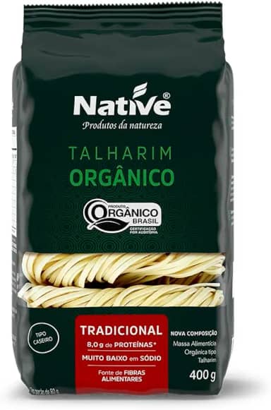 Talharim Orgânico Tradicional Native, 400 g