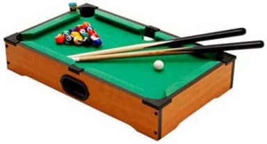 Jogo Mesa Mini Bilhar Sinuca Snooker 51 X 31 Completo