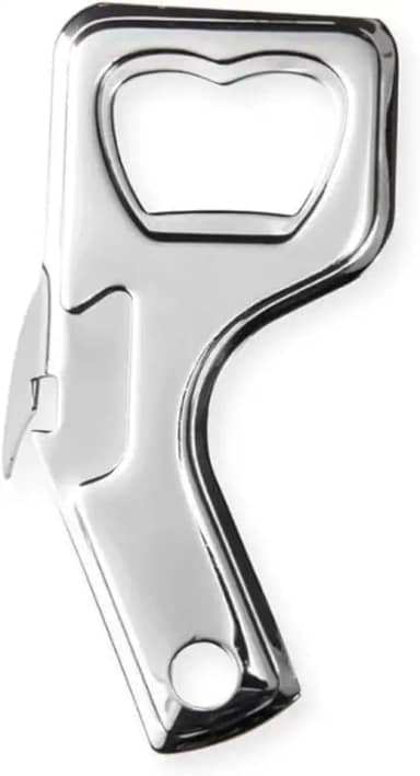 Abridor de Latas e Garrafas Aço Inox Tradicional 9 Cm