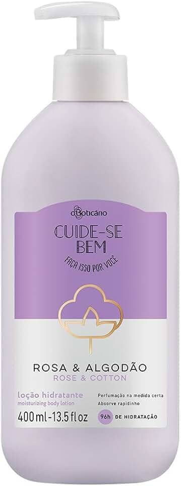 Cuide-se Bem Rosa E Algodão Loção Hidratante Desodorante 400ml