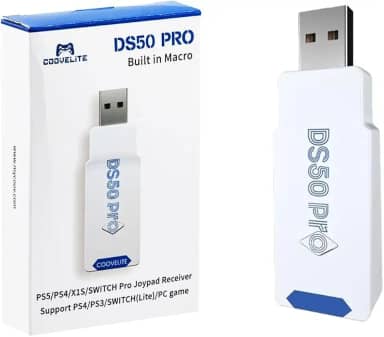 Adaptador Coov Elite Ds50 Pro Bluetooth P/ Ps4 Ps5 Switch Pc