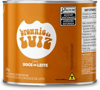 Brownie com Recheio de Doce de Leite Brownie do Luiz 200g