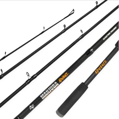 Vara de Pesca Manjuba Advance, 2 Partes, 20-50 lbs, 60-100g, Carretilha, 6 Passadores + Ponteira