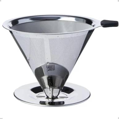 Coador Filtro de Café em Aço Inox 103 Reutilizável Dispensa filtro de Papel, Preservando o Sabor do Café
