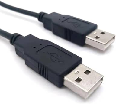Cabo USB Macho para USB Macho 2.0, 1,5m, Cor Preta – Alta Velocidade e Durabilidade Premim