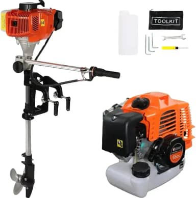 Motor De Barco Popa Para Barco Bote Caiaque Motor Aquático Knakasaki 3hp 65cc 2 Tempos