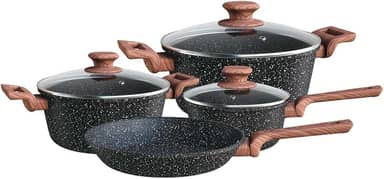 Euro Home - Cj. de Panelas 4 pç. Colorstone Wooden - ALU8709-WD