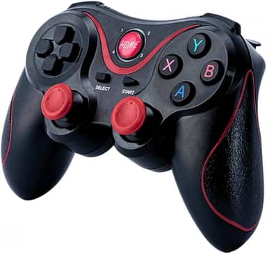 Controle Gamer Sem Fio com Suporte Celular Joystick Manete Bluetooth 2.4G compatível Android/caixas de TV/PS3/PS4/laptops/PC Android inteligentes.