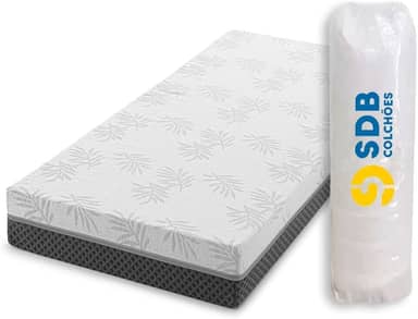 Colchão Solteiro De Molas Ensacadas 88x188x20cm D33 SDB Colchões (Cinza)