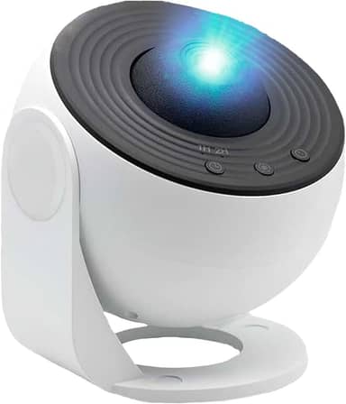 Projetor de Galáxias com 12 Discos Luz Noturna, Rotação 180° e Timer Automático para Quarto de Adultos e Crianças