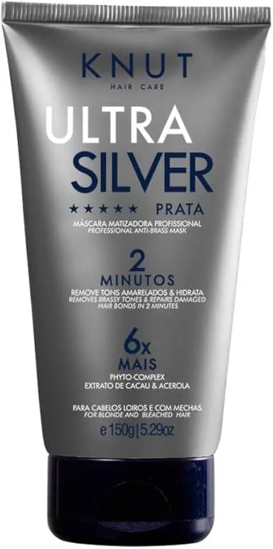 KNUT Hair Care Knut Ultra Silver Prata 150G