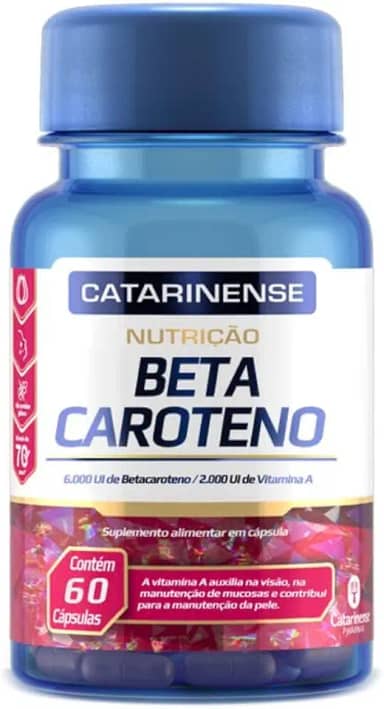 Catarinense Beta Caroteno Catarinense Nutrição 60 Cps