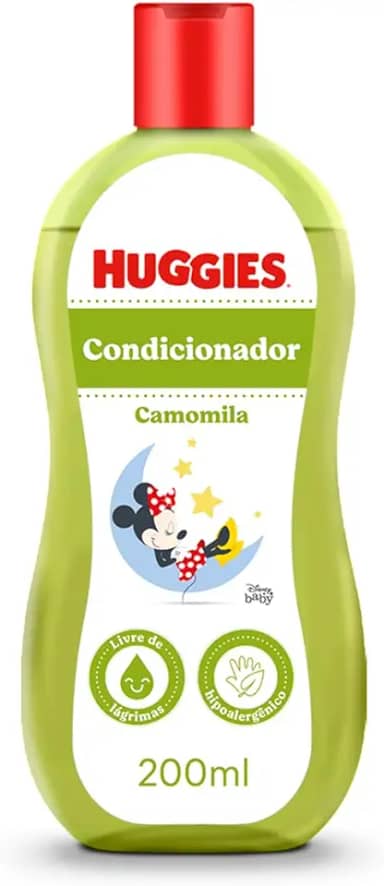 Huggies Condicionador Infantil Chá de Camomila, 200 ml, Transparente