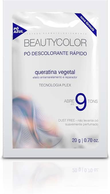 Pó Descolorante BEAUTYCOLOR - Queratina Vegetal 20g
