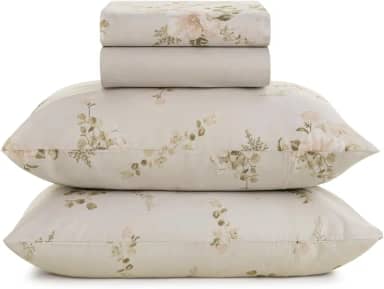 Jogo de Cama Lençol Queen Percal 160 fios Karsten 100% Algodão Toque Macio 4pçs (Nice)