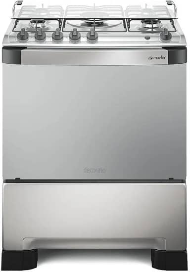 Fogão Mueller 5 bocas Decorato Inox