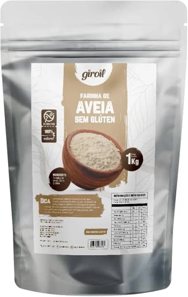 Farinha de Aveia Sem Glúten 1 Kg