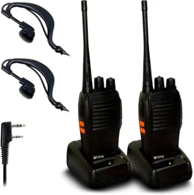 Kit 2 Rádio Walkie Talkie Comunicador 16 Canais 12km - Longa Distância, Comunicação Eficiente