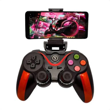 Controle Gamer G7 V1 – Controle Sem Fio Bluetooth para Celulares, Tablets, Consoles, PC e Smart TVs com Bateria de Longa Duração (Azul) (Vermelho)