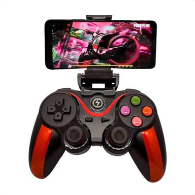 Controle Gamer G7 V1 – Controle Sem Fio Bluetooth para Celulares, Tablets, Consoles, PC e Smart TVs com Bateria de Longa Duração (Azul) (Vermelho)