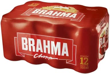 Pack Cerveja Brahma Lata 350ML - com 12 unidades