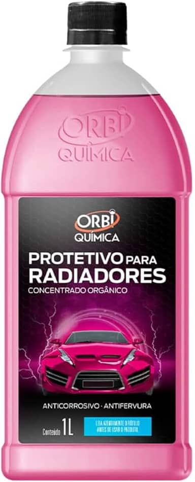 Aditivo Protetivo Rosa para Radiador 1L Orbi - Concentrado Orgânico, Proteção e Desempenho