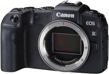 Canon Câmera Digital Mirrorless EOS RP (apenas corpo) Preta 26.2 MP Full Frame (35 mm) Wi-Fi e Bluetooth 5 Frames por Segundo 45 Pontos de Foco Híbrido 1080p