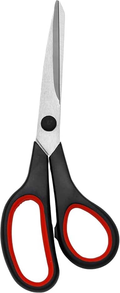 Tesoura Multiuso Singer 7.75" | Aço Forjado, Corte Preciso e Limpo | Cabo Confort Plus Ergonômico | Ideal para Costura, Artesanato, Papel e Tecido | Durável, Resistente e Versátil