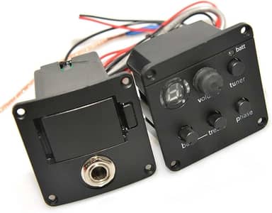 Kit de captação de violão 1 Item Captador De Violão Acústico ISYS+ EQ Sistema De Pré-amplificador Para Violão Acústico Amplificador De Som Ajustável Acessórios Para Violão